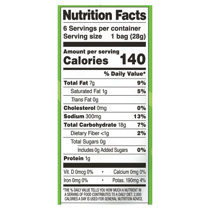Good Health Avocado Oil Veggie Stix Sea Salted Potato Based Snack, 1 oz, 6 count