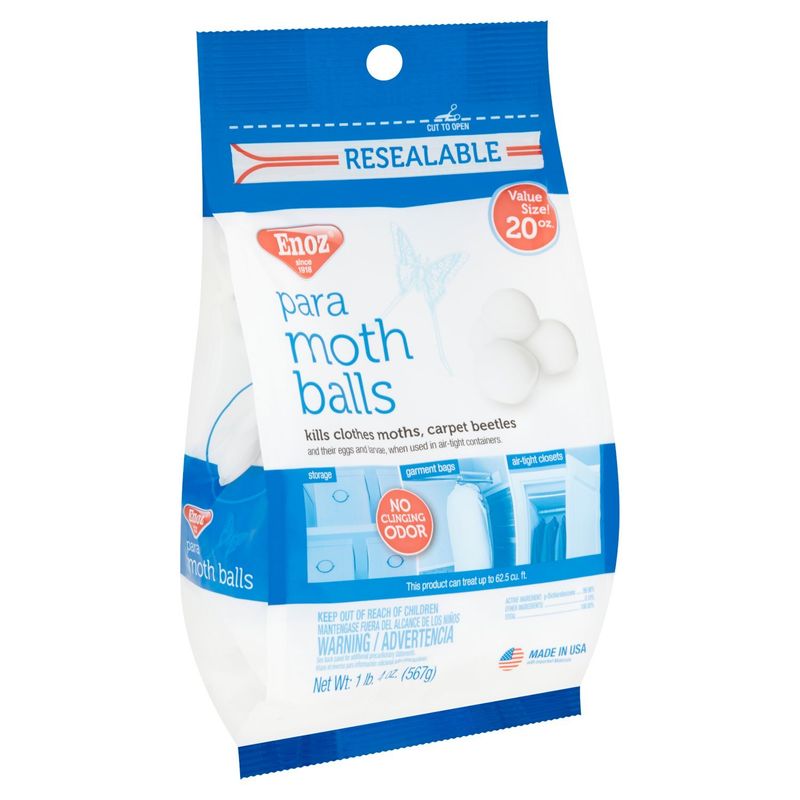 Enoz Para Moth Balls Value Size!, 1 lb 4 oz