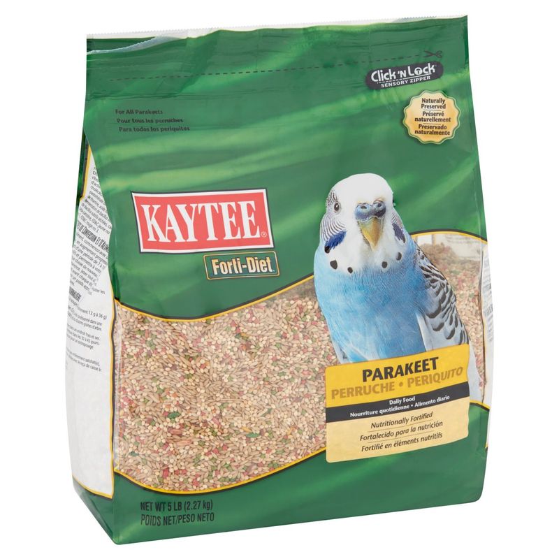 Kaytee Forti-Diet Parakeet Daily Food, 5 lb