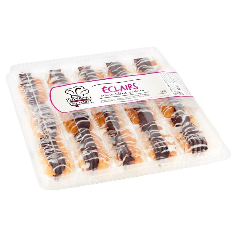Superior on Main Créme Filled Pastries Eclairs, 30.75 oz