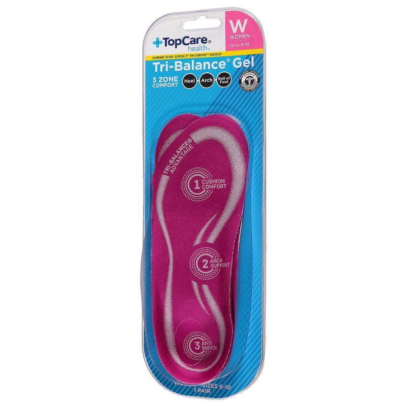 TopCare 3Zone Support Insoles - Women's, 1 each