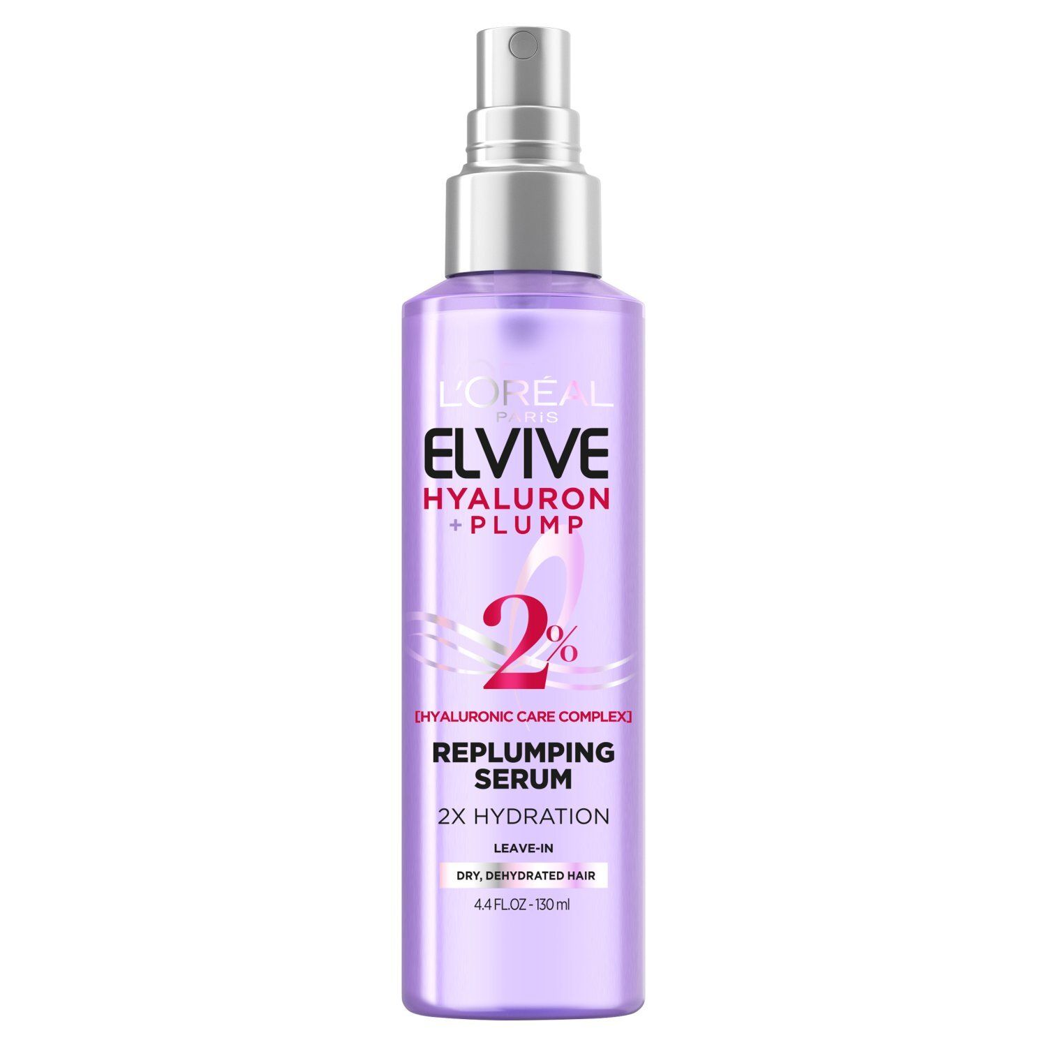 L'Oréal Paris Elvive Paraben-Free Hyaluron Moisture Plump Serum, , 4.4 fl oz