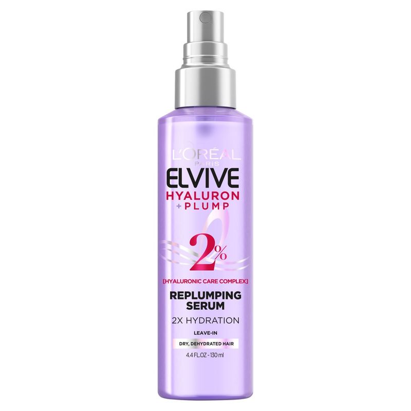 L'Oréal Paris Elvive Paraben-Free Hyaluron Moisture Plump Serum, , 4.4 fl oz