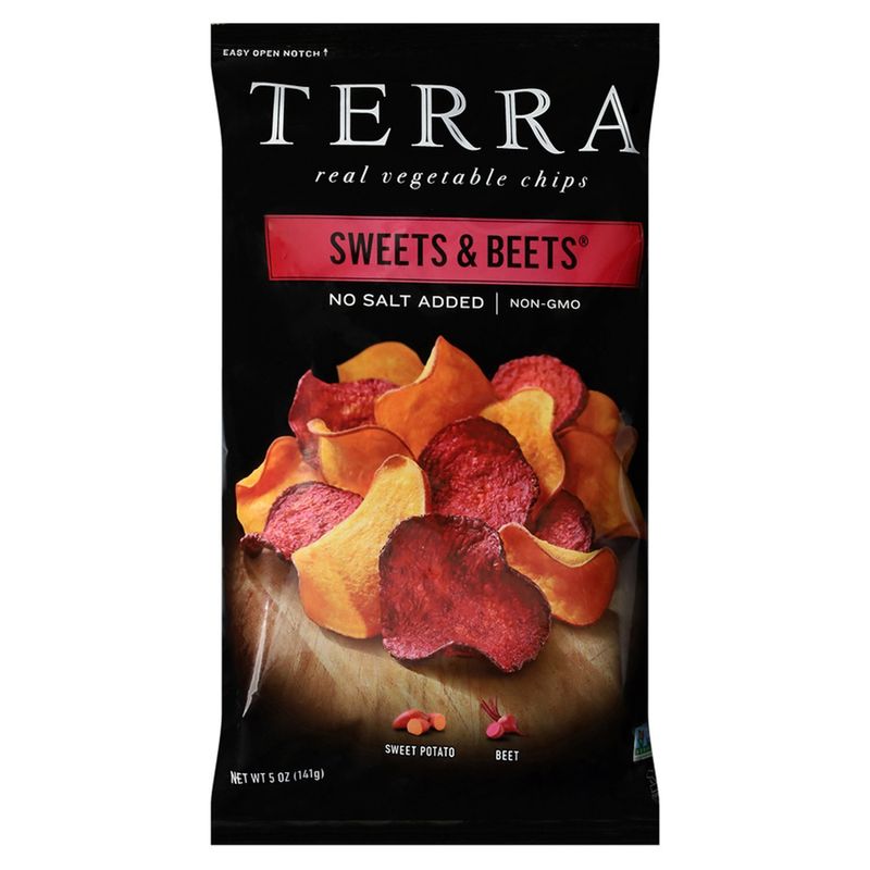 Terra Sweets &amp; Beets No Salt Added Real Vegetable Chips, 5 oz