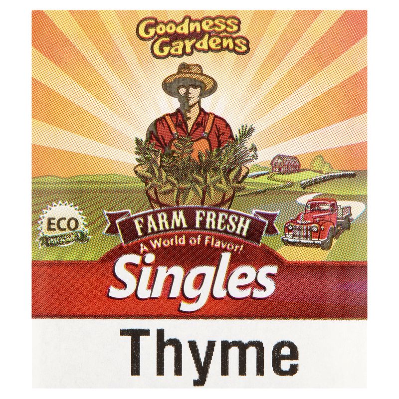 Goodness Gardens Farm Fresh Singles Thyme, 0.25 oz