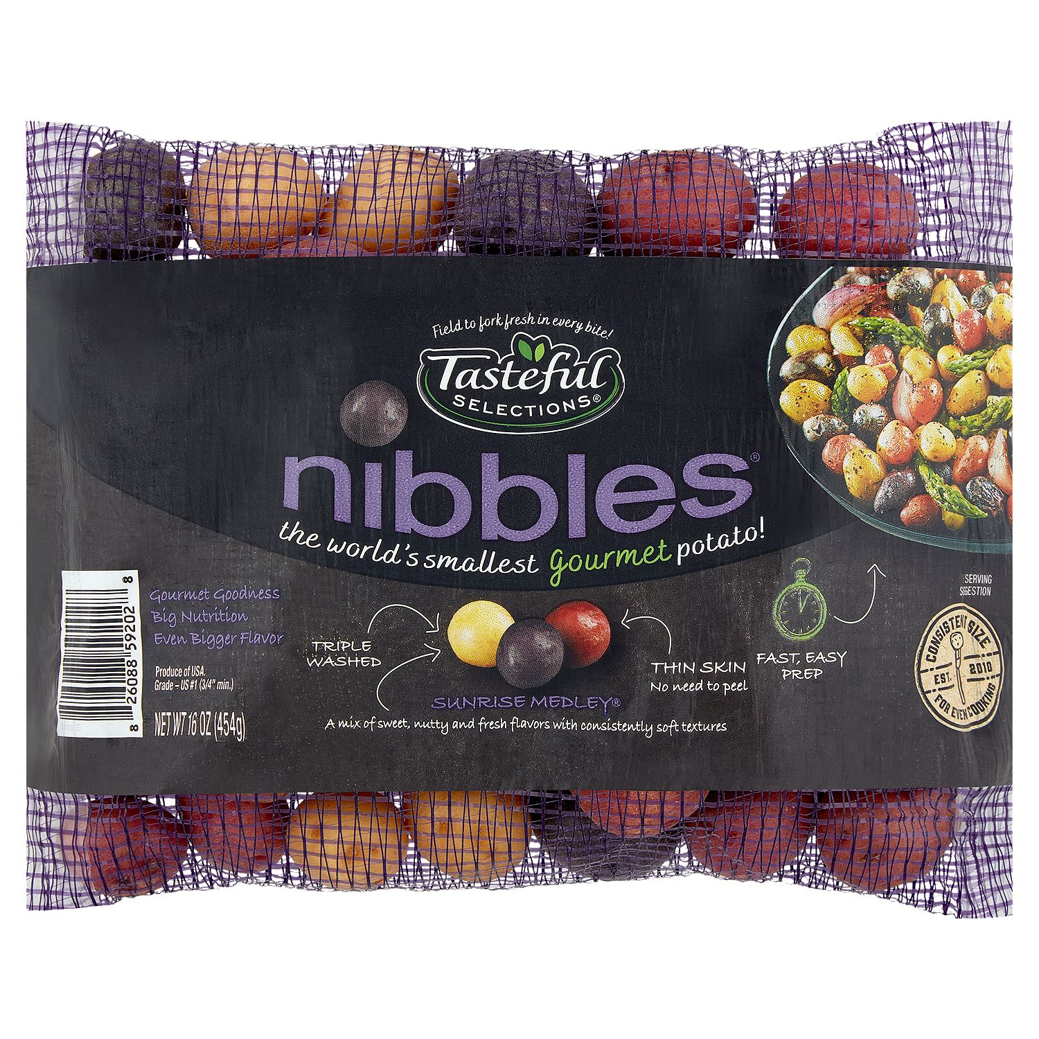Tasteful Selections Sunrise Medley Nibbles Gourmet Potato, 1 lb bag
