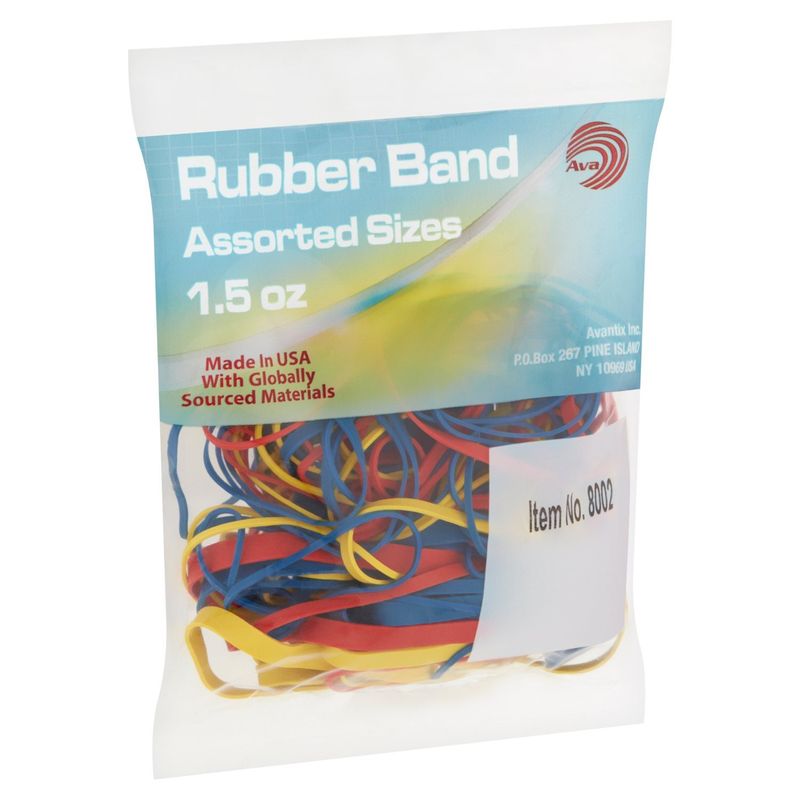 Ava Assorted Sizes Rubber Band, 1.5 oz