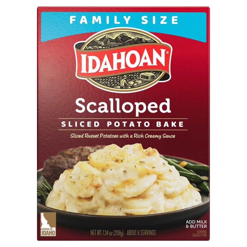 Idahoan Scalloped Sliced Potato Bake Family Size, 7.34 oz