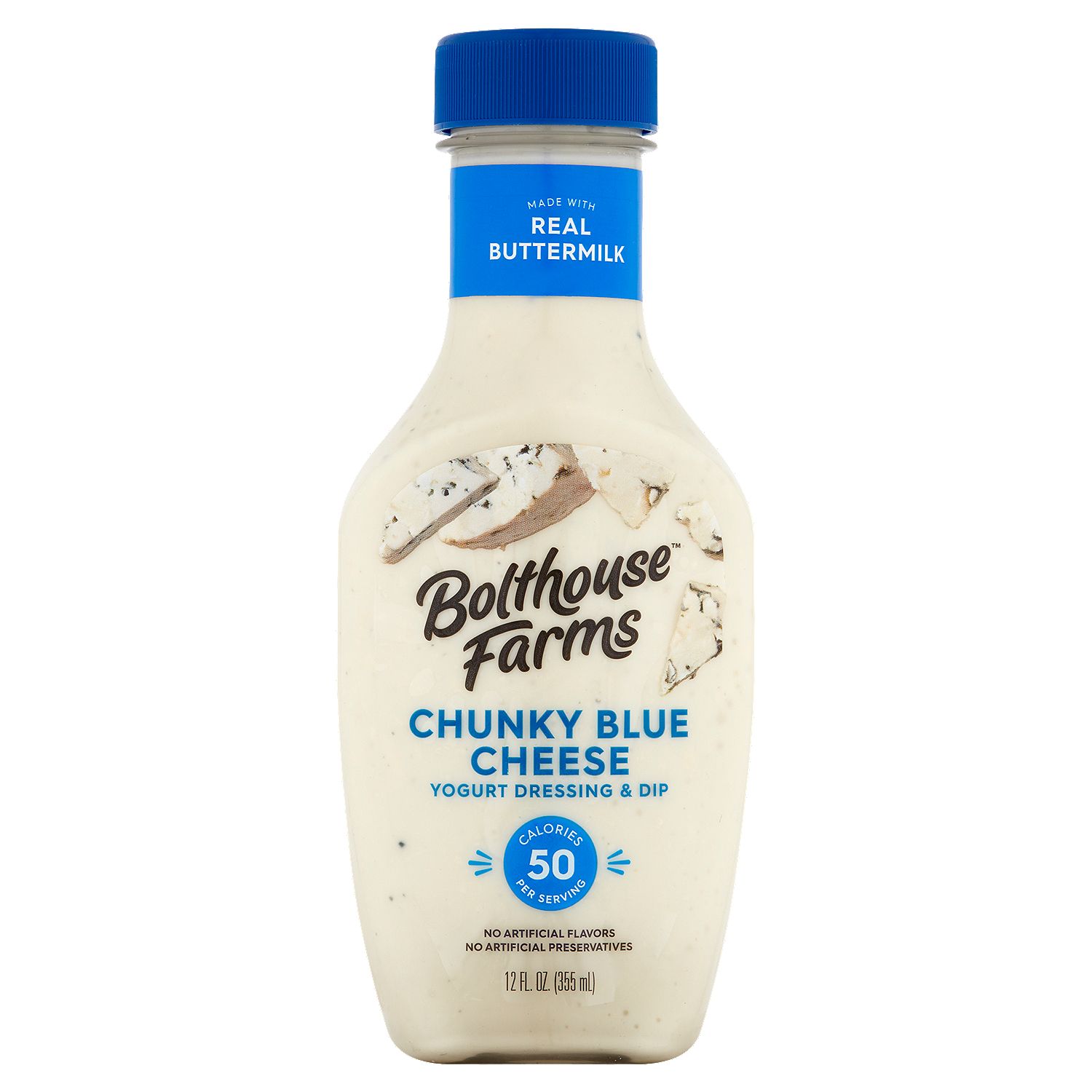 Bolthouse Farms Chunky Blue Cheese Yogurt Dressing &amp; Dip, 12 fl oz