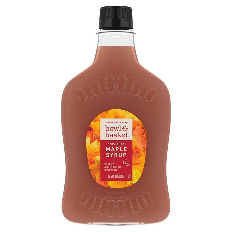 Bowl &amp; Basket 100% Pure Maple Syrup, 12.5 fl oz
