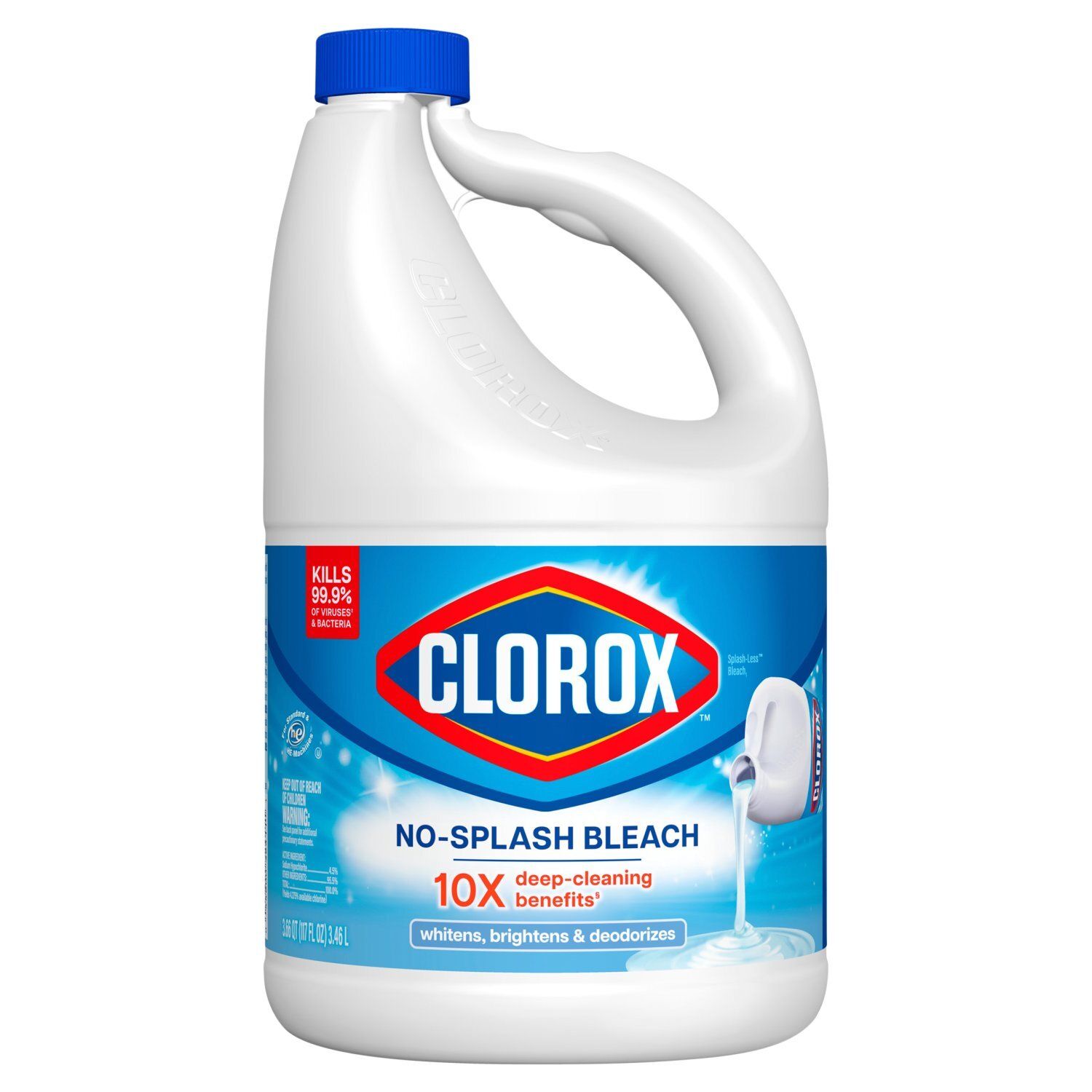Clorox No-Splash Bleach, 117 fl oz