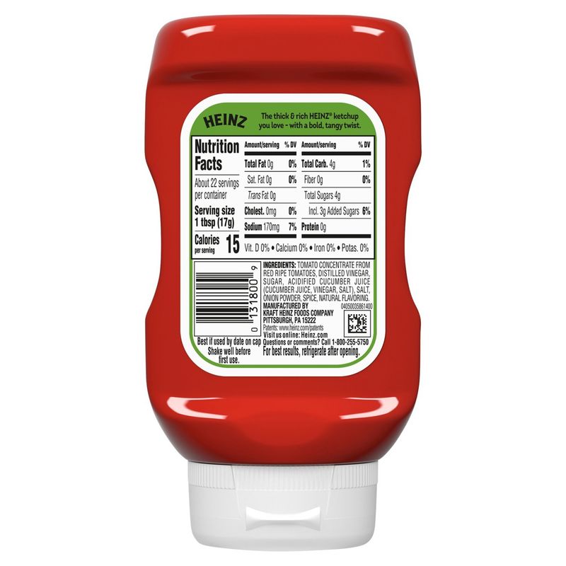 Heinz Pickle Tomato Ketchup, 13.5 oz