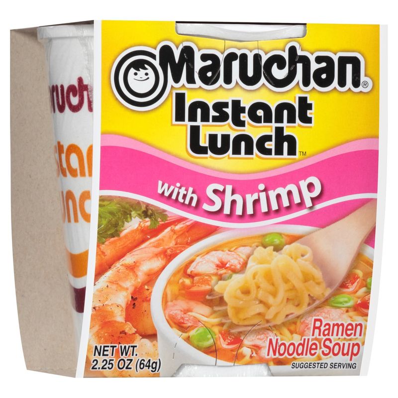 Maruchan Instant Lunch Ramen Noodle Soup with Shrimp, 2.25 oz