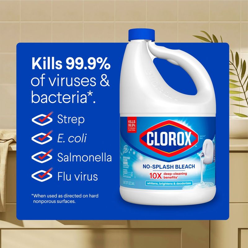Clorox No-Splash Bleach, 117 fl oz