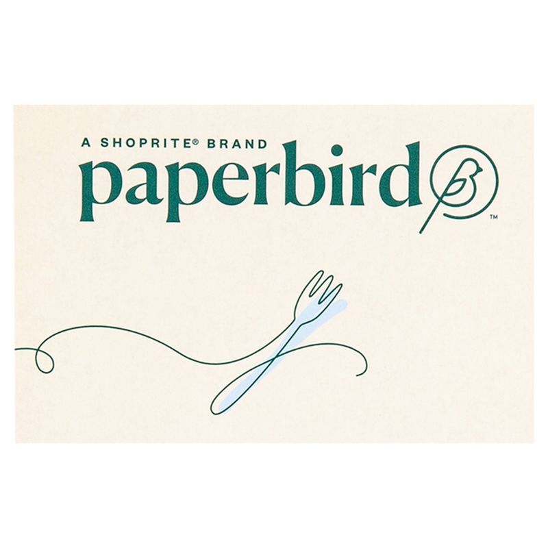 Paperbird White Everyday Forks, 48 count