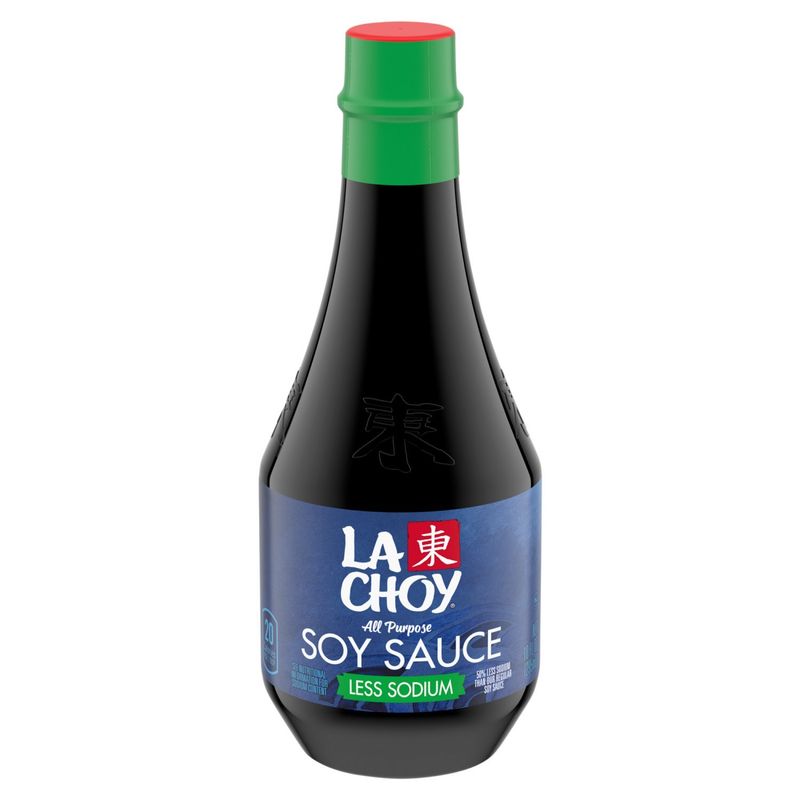 La Choy Less Sodium All Purpose Soy Sauce, 10 fl oz