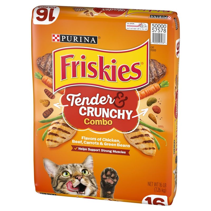 Purina Friskies Tender &amp; Crunchy Combo Cat Food, 16 lb
