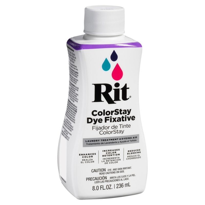 Rit ColorStay Dye Fixative Laundry Treatment &amp; Dyeing Aid, 8.0 fl oz