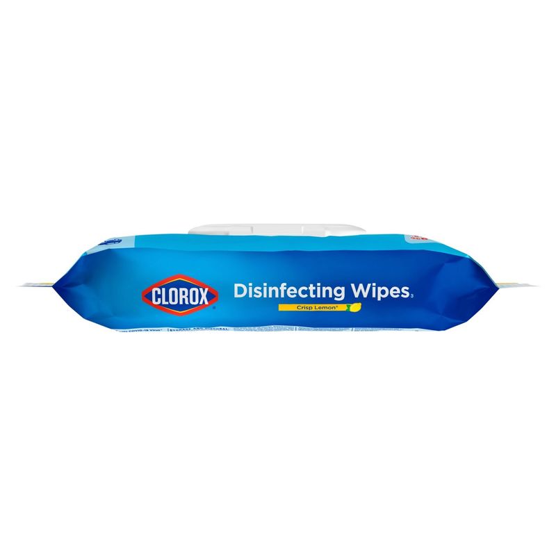 Clorox Crisp Lemon Disinfecting Wipes, 75 count, 1 lb 2.2 oz