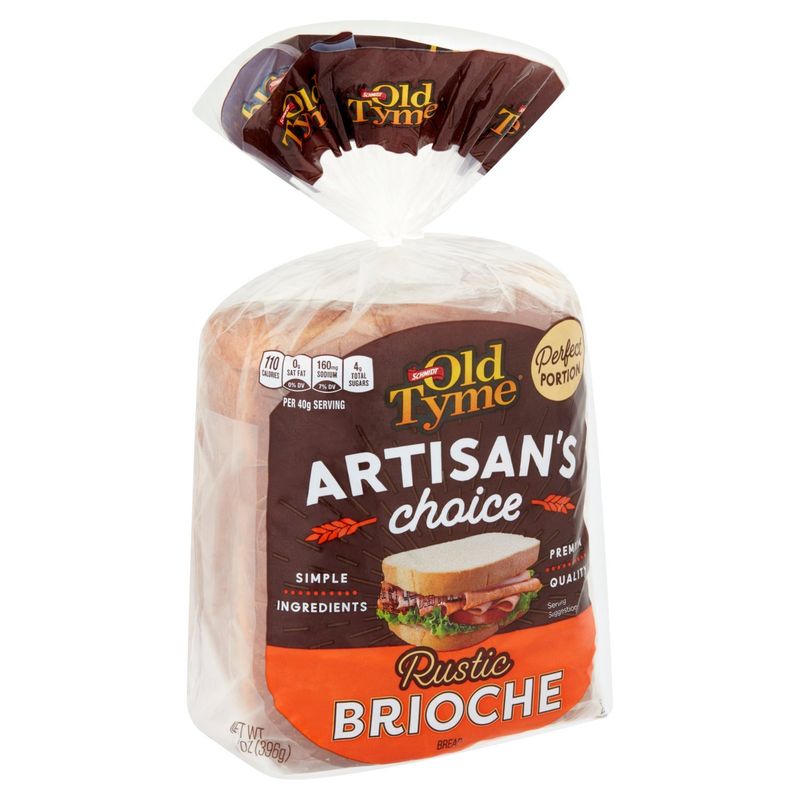 Schmidt Old Tyme Artisan's Choice Rustic Brioche Bread, 14 oz
