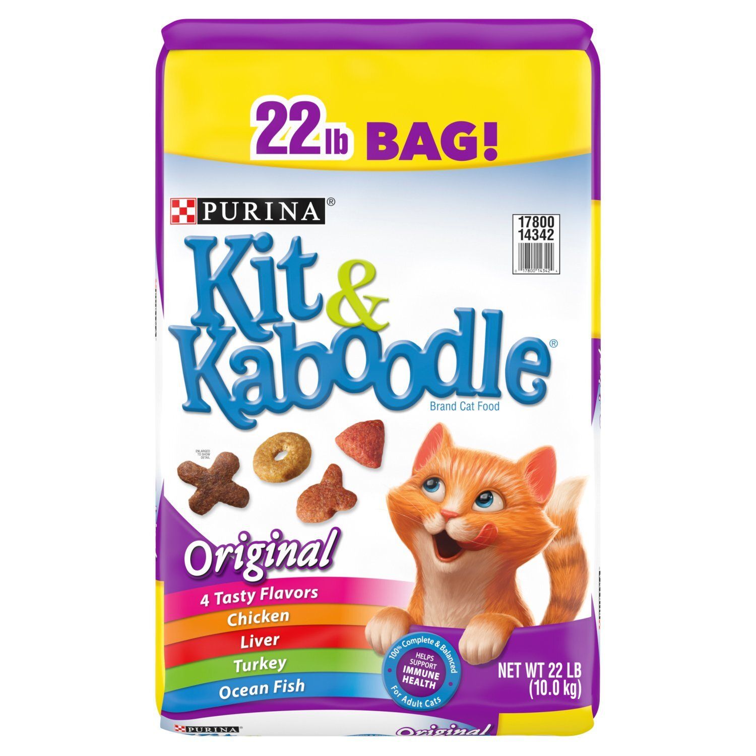 Purina Kit &amp; Kaboodle Original Cat Food, 22 lb