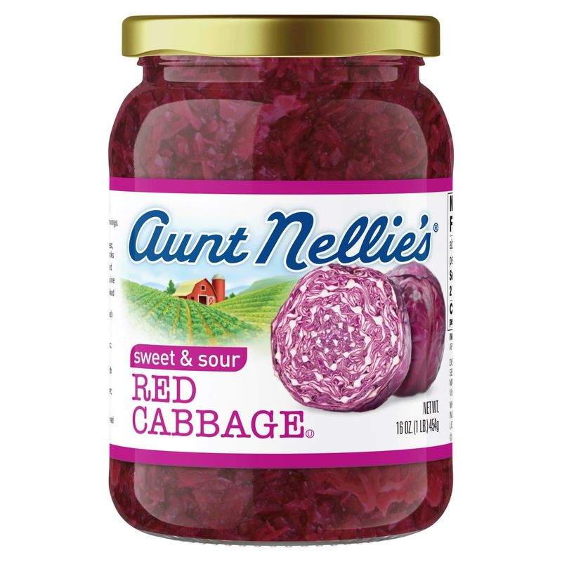 Aunt Nellie's Sweet &amp; Sour Red Cabbage, 16 oz
