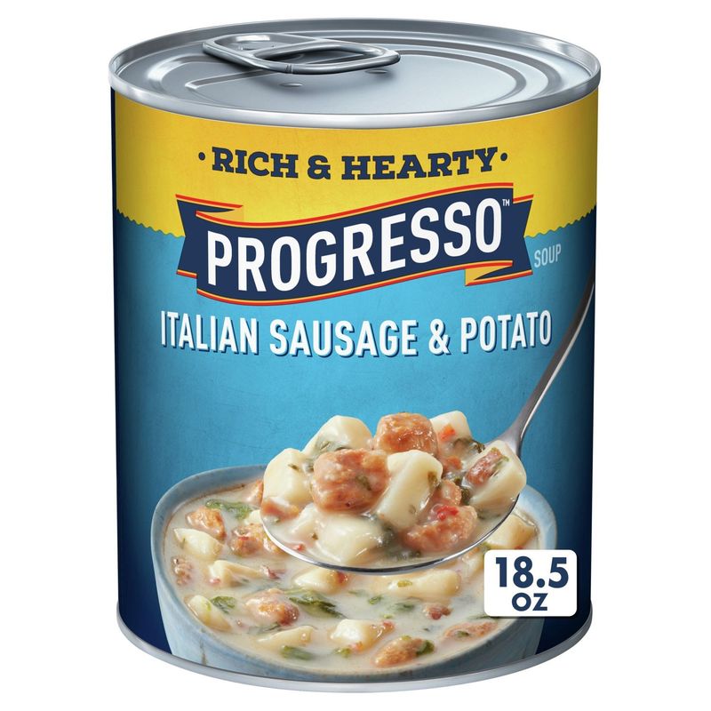 Progresso Rich &amp; Hearty Italian Sausage &amp; Potato Soup, 18.5 oz
