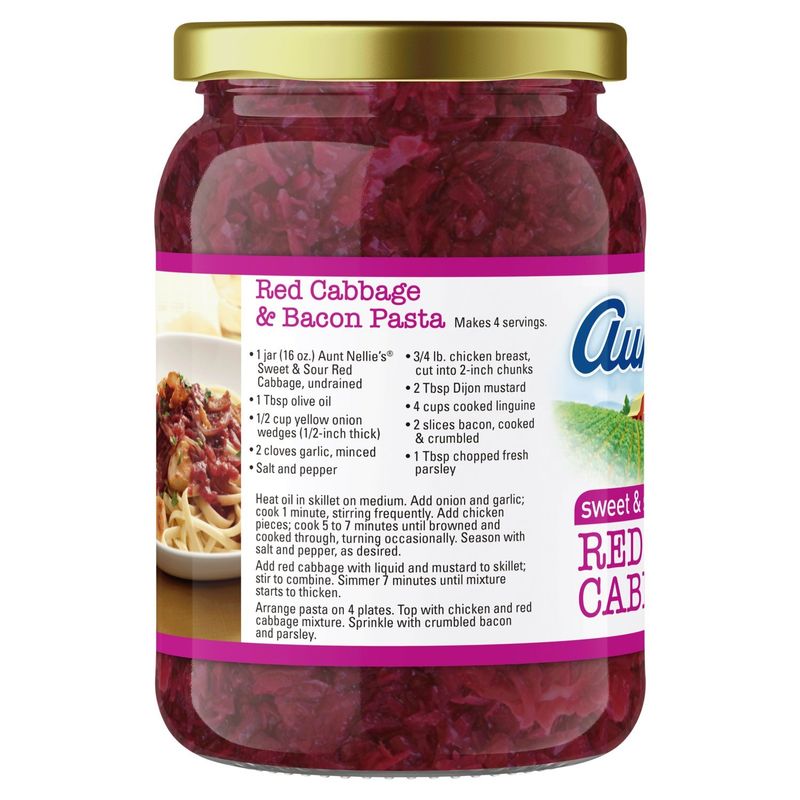 Aunt Nellie's Sweet &amp; Sour Red Cabbage, 16 oz