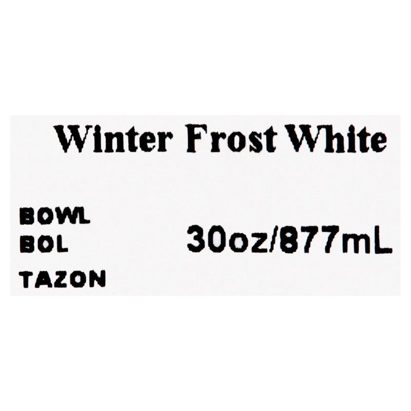 Corelle 30 oz Winter Frost White Bowl