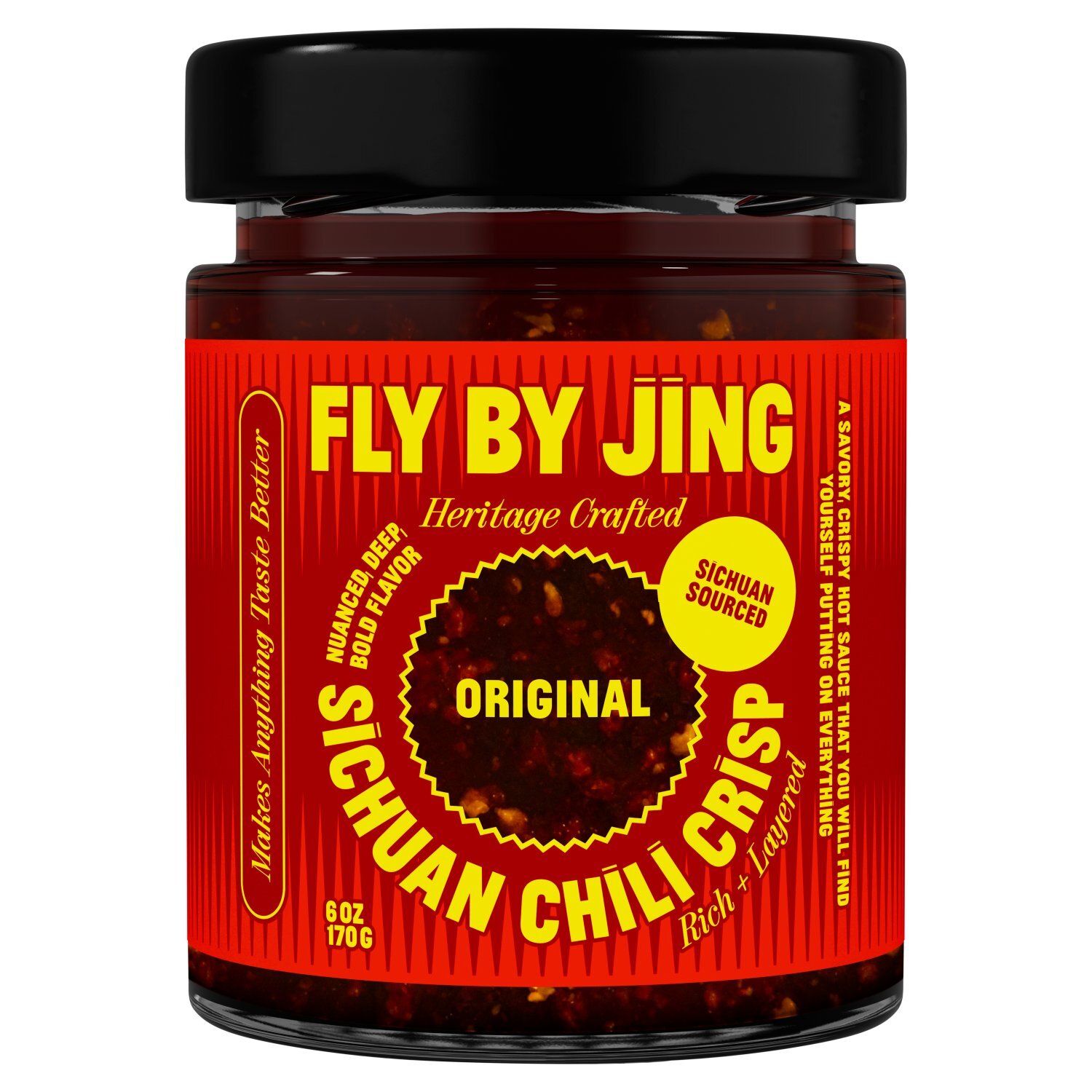 Fly By Jing Original Sichuan Chili Crisp, 6 oz