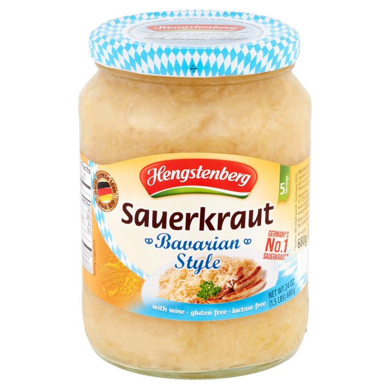 Hengstenberg Bavarian Style Sauerkraut, 24 oz