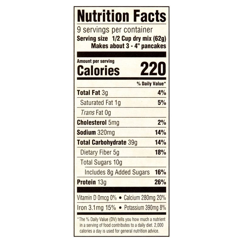 Bowl &amp; Basket Specialty Dark Chocolate Protein Pancake Mix, 18 oz