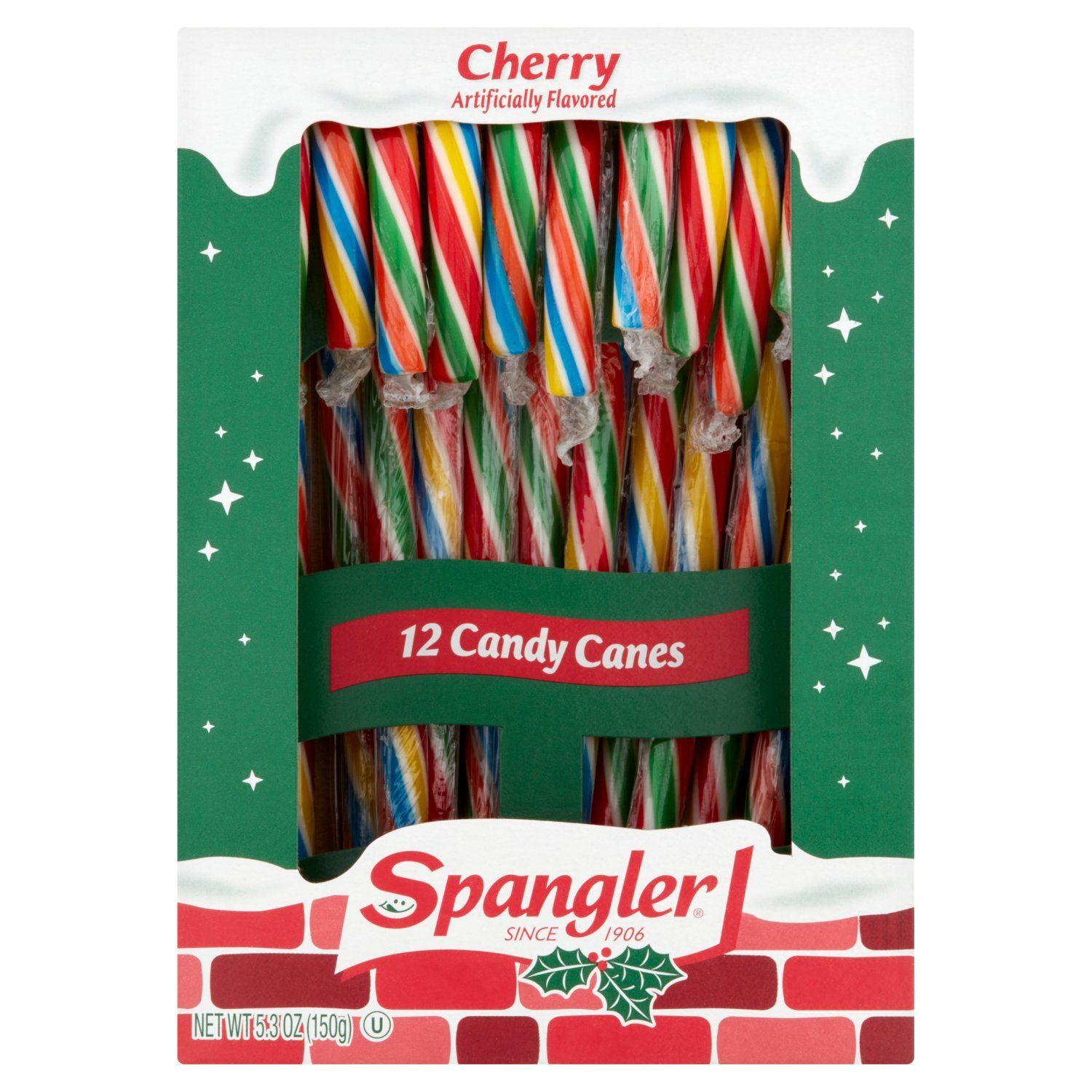 Spangler Cherry Candy Canes, 12 count, 5.3 oz