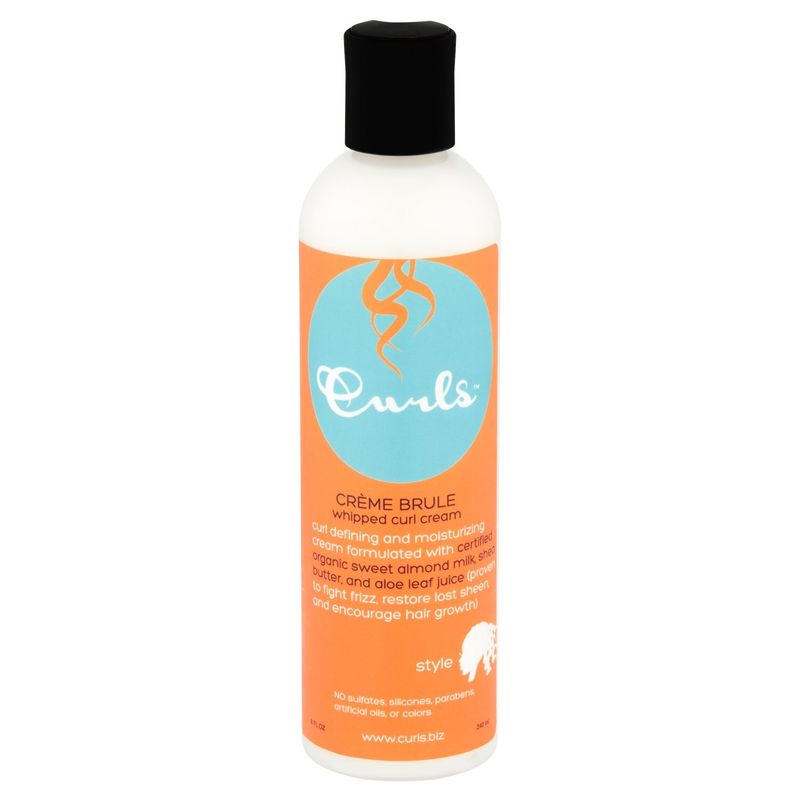 Curls Crème Brule Whipped Curl Cream, 8 fl oz