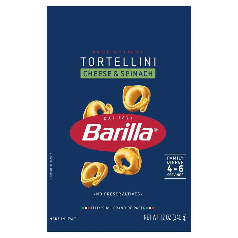 Barilla Classic Cheese &amp; Spinach Tortellini Pasta, 12 oz