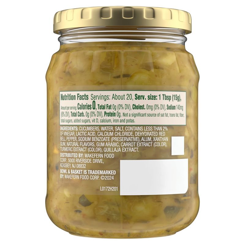 Bowl &amp; Basket Dill Relish, 10 fl oz