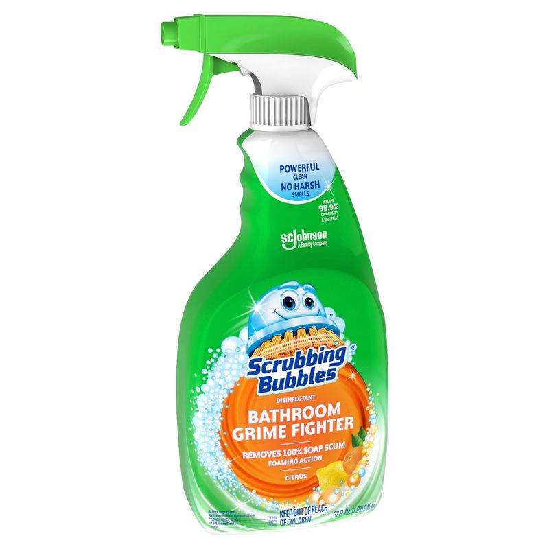 Scrubbing Bubbles Citrus Bathroom Grime Fighter Disinfectant, 32 fl oz