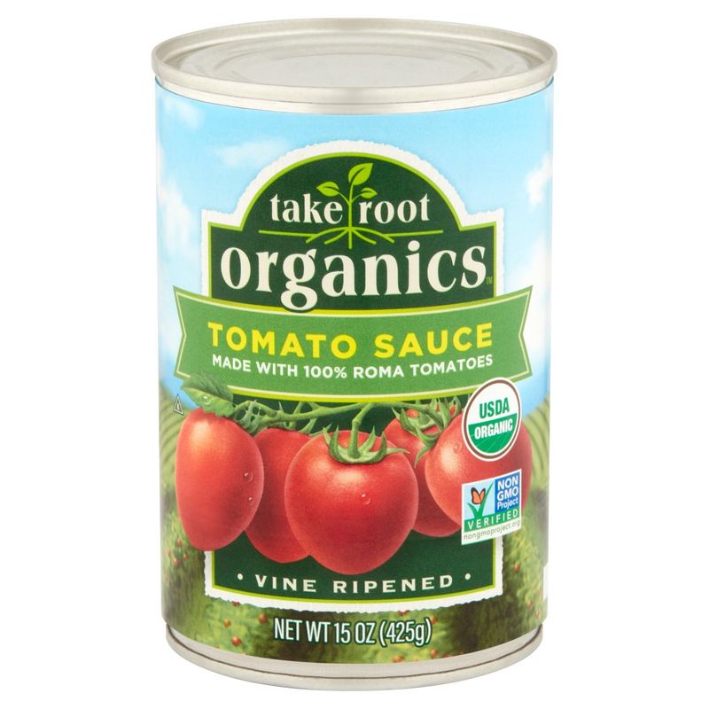 Take Root Organics Tomato Sauce, 15 oz