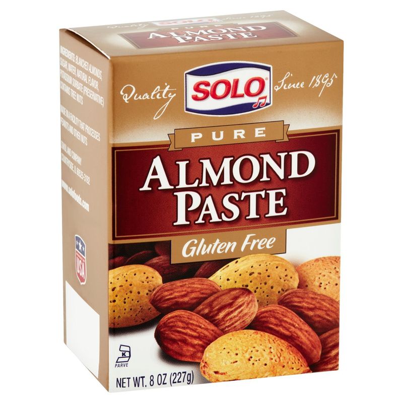Solo Pure Almond Paste, 8 oz