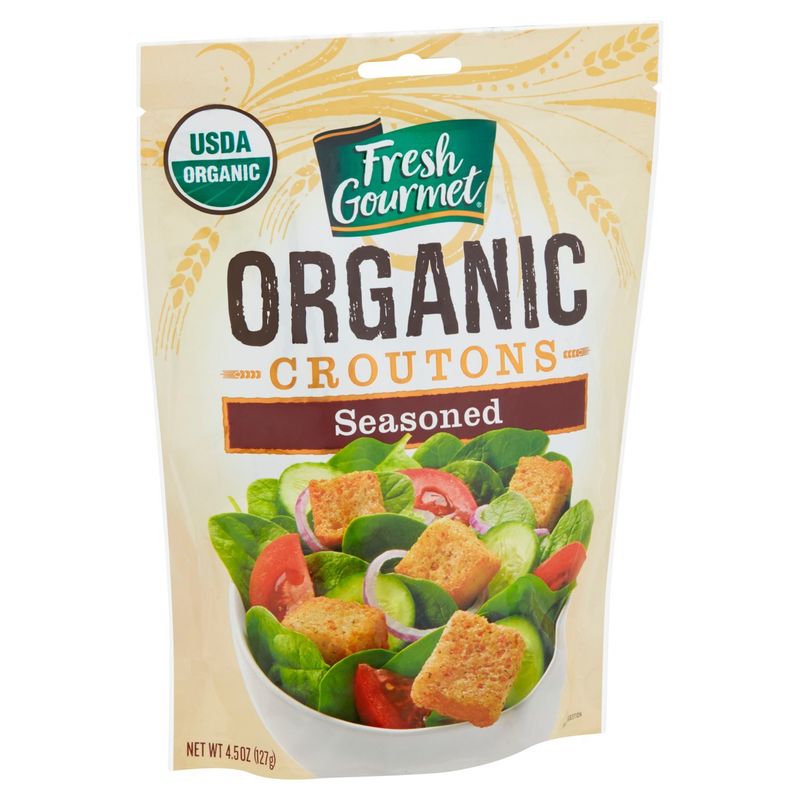 Fresh Gourmet Organic Seasoned Croutons, 4.5 oz