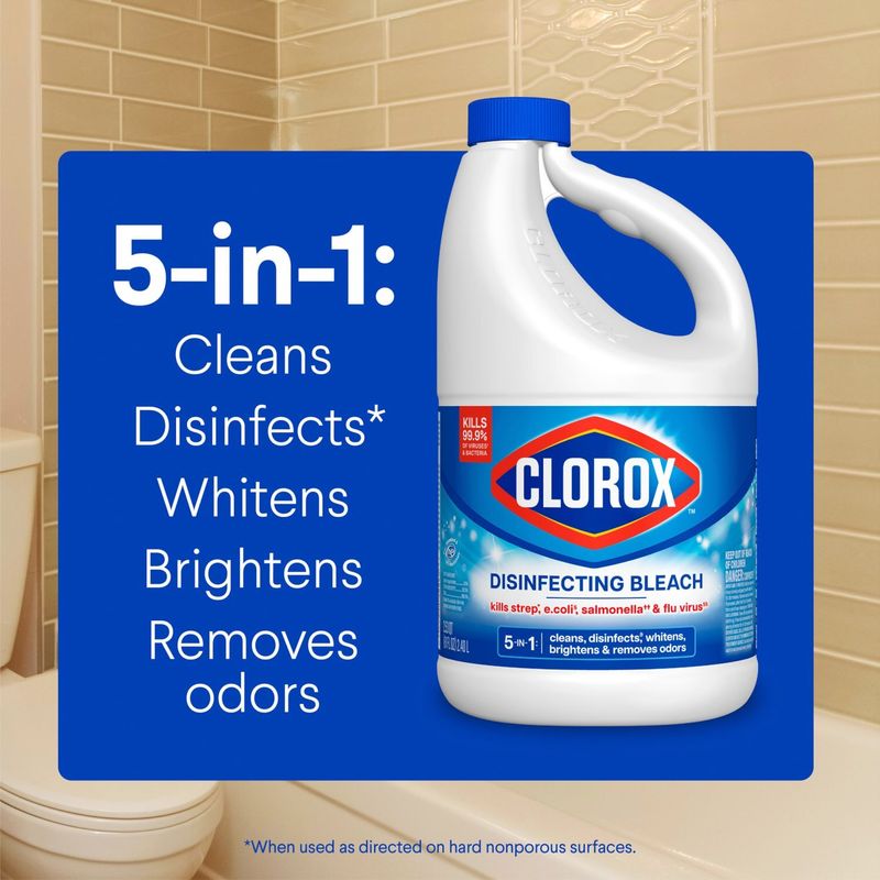 Clorox Disinfecting Bleach, 81 fl oz