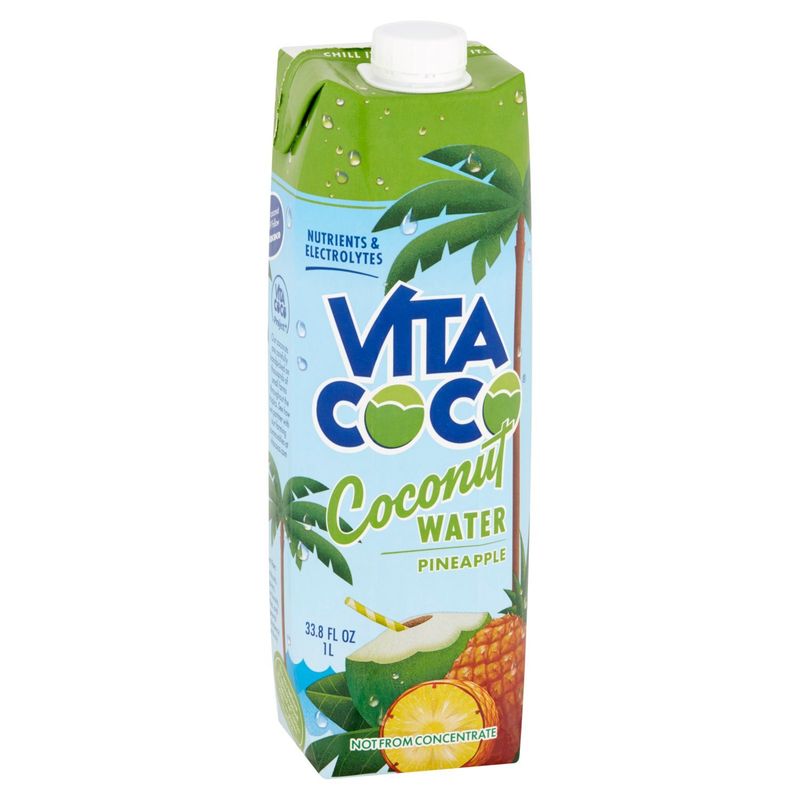 Vita Coco Pineapple Coconut Water, 33.8 fl oz