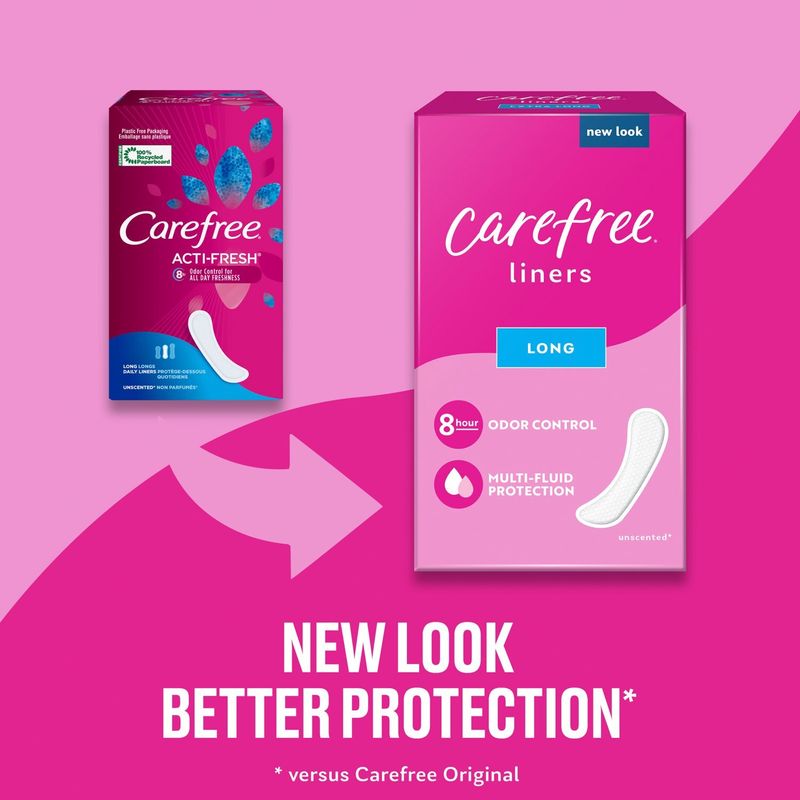 Carefree Long Liners, 92 count