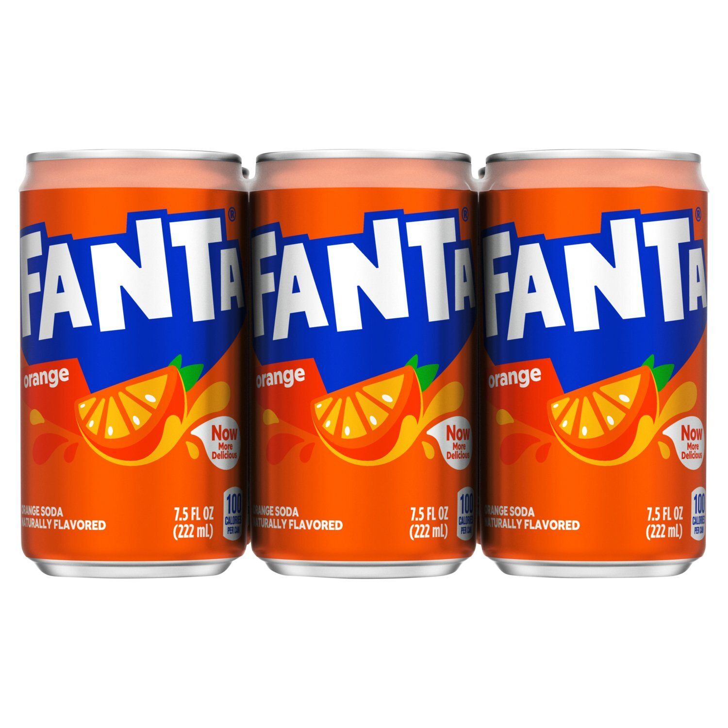 Fanta Orange Soda, 6 count, 7.5 fl oz