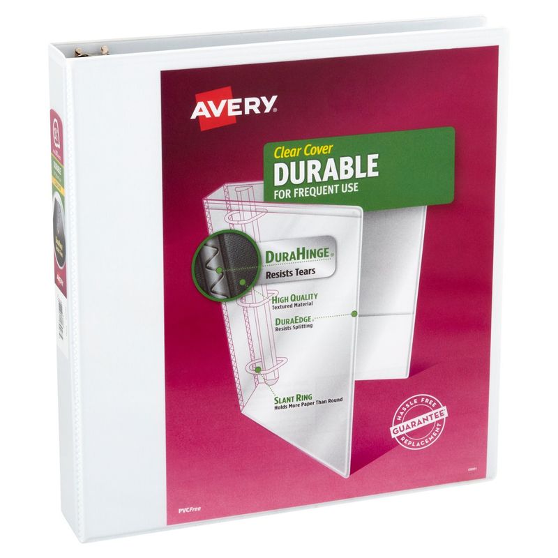 Avery 1 1/2" Durable Clear Cover