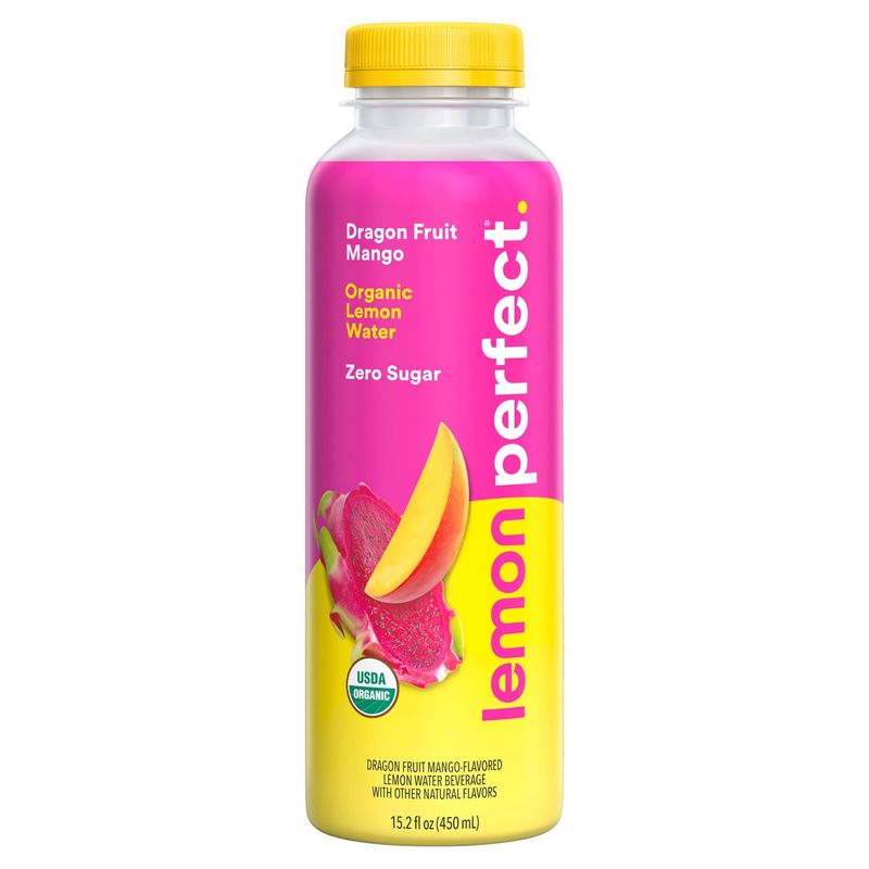 Lemon Perfect Zero Sugar Dragon Fruit Mango-Flavored Lemon Water Beverage, 15.2 fl oz
