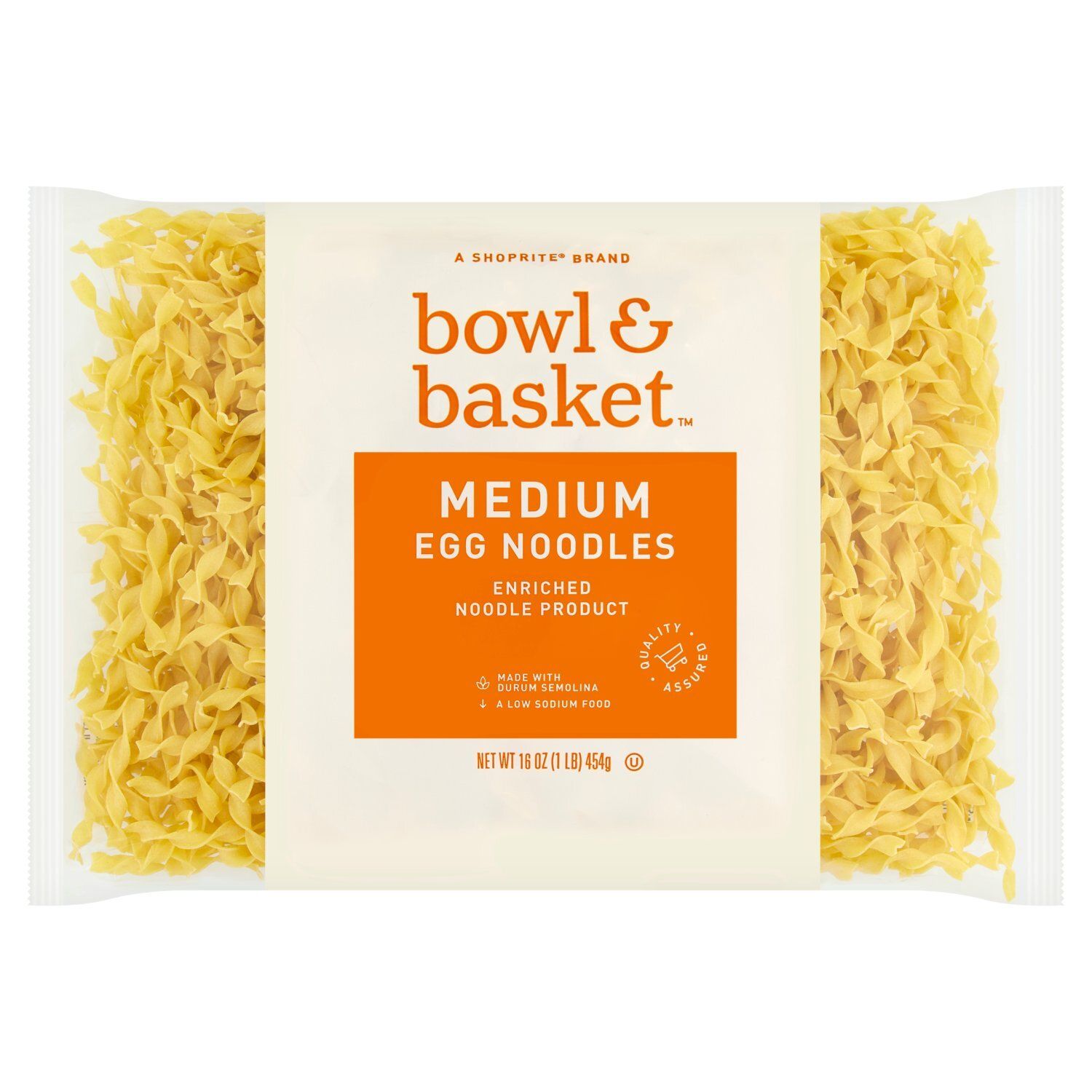 Bowl &amp; Basket Medium Egg Noodles, 16 oz
