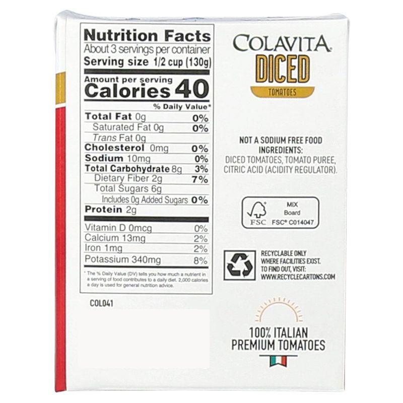 Colavita Diced Tomatoes, 13.76 oz