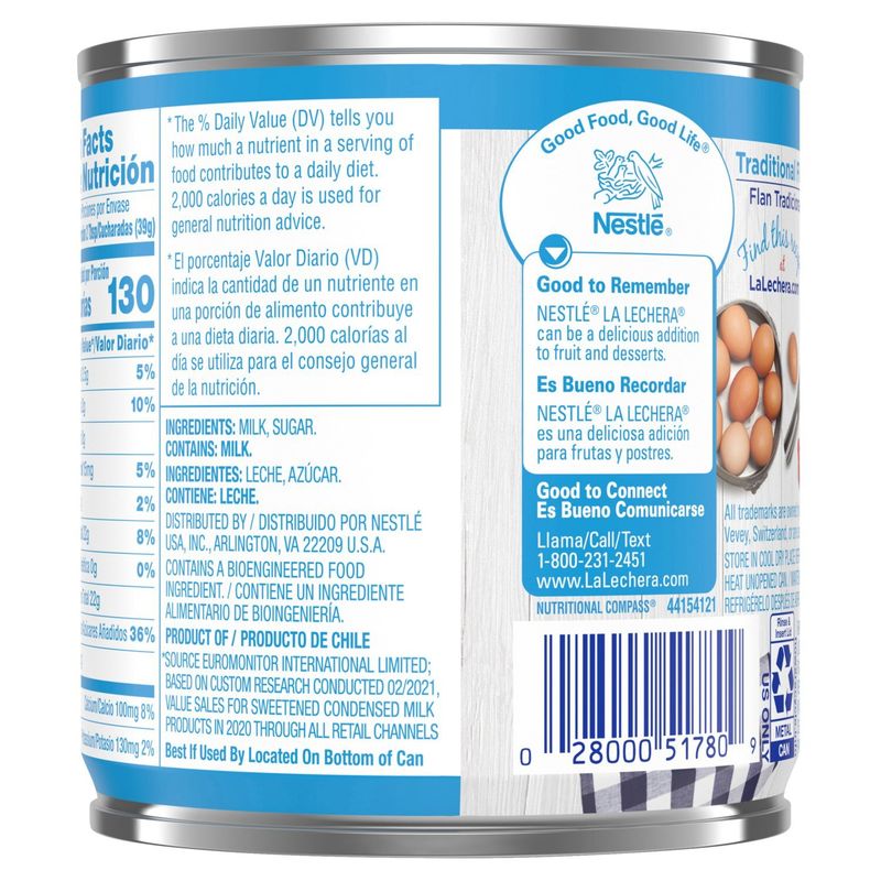 Nestlé La Lechera Sweetened Condensed Milk, 14 oz