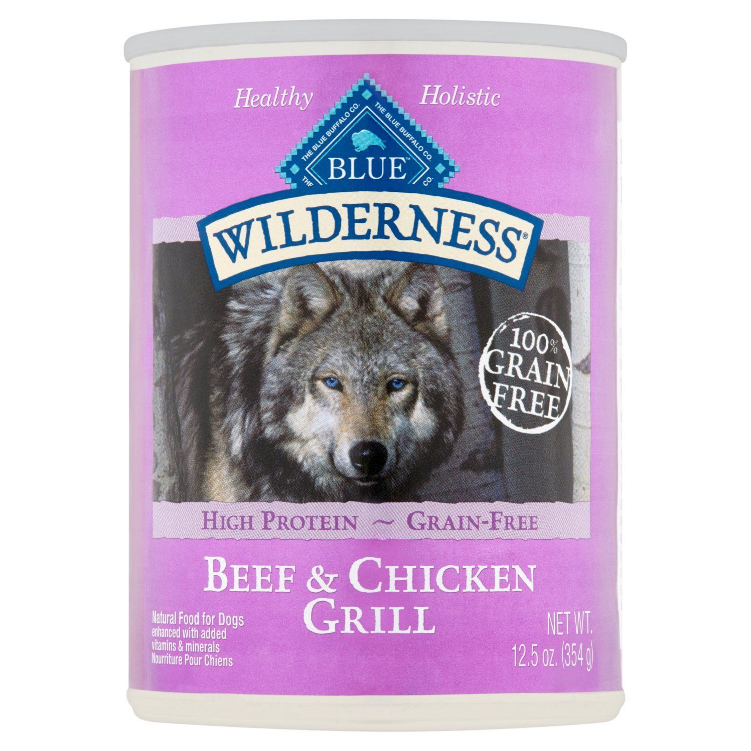 The Blue Buffalo Co. Blue Wilderness Beef &amp; Chicken Grill Natural Food for Dogs, 12.5 oz